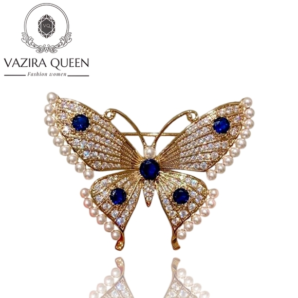 VQ Butterfly Brooch - Picture 1 of 8